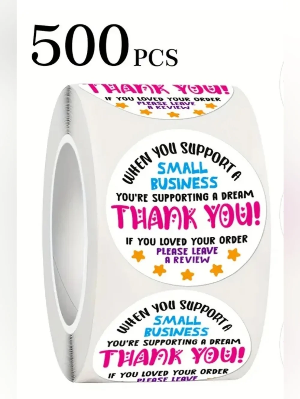 Thank you stickers 500pcs